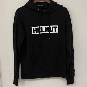 Helmut Lang Black Hoodie Sweater LIKE NEW